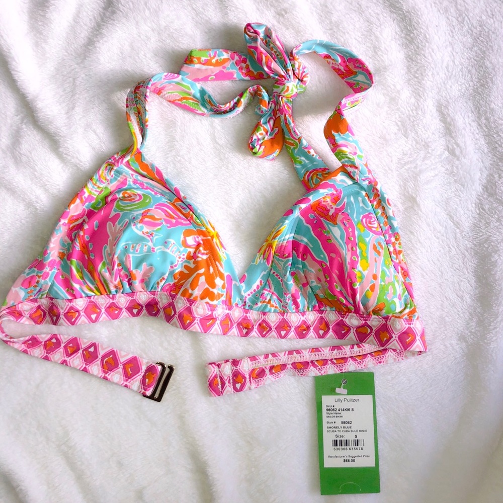 NWT Liy Pulitzer bathing suit top (S)